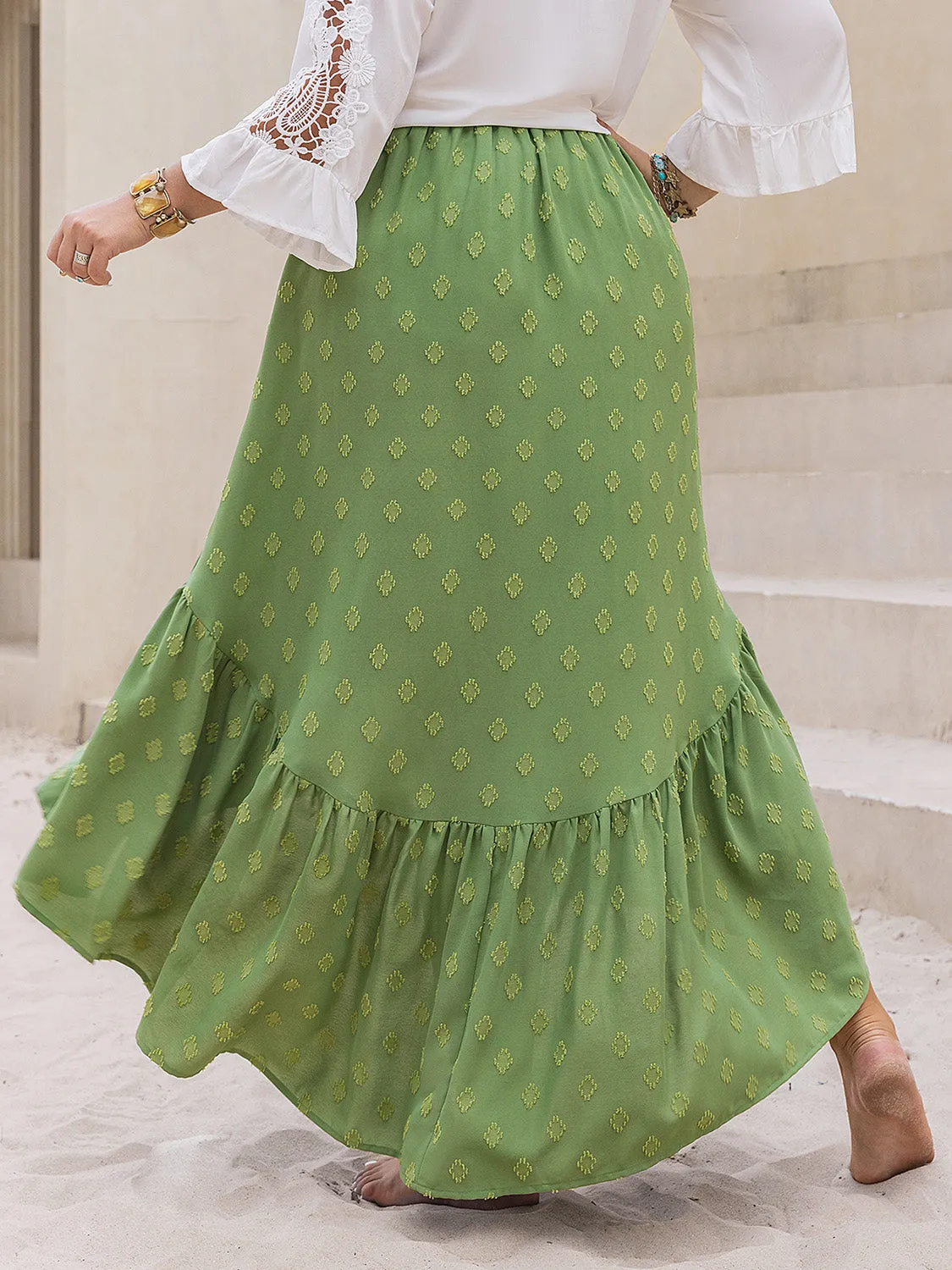 Plus Size High-Low Skirt sold by Charming Charlie product image thumbnail 2