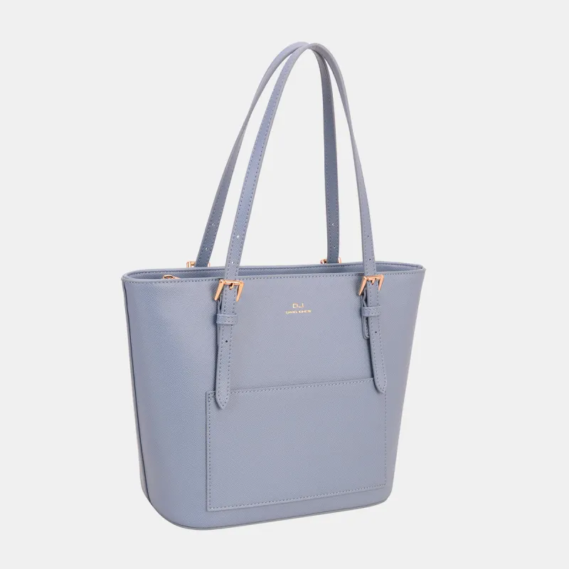 David Jones PU Leather Tote Bag sold by Charming Charlie