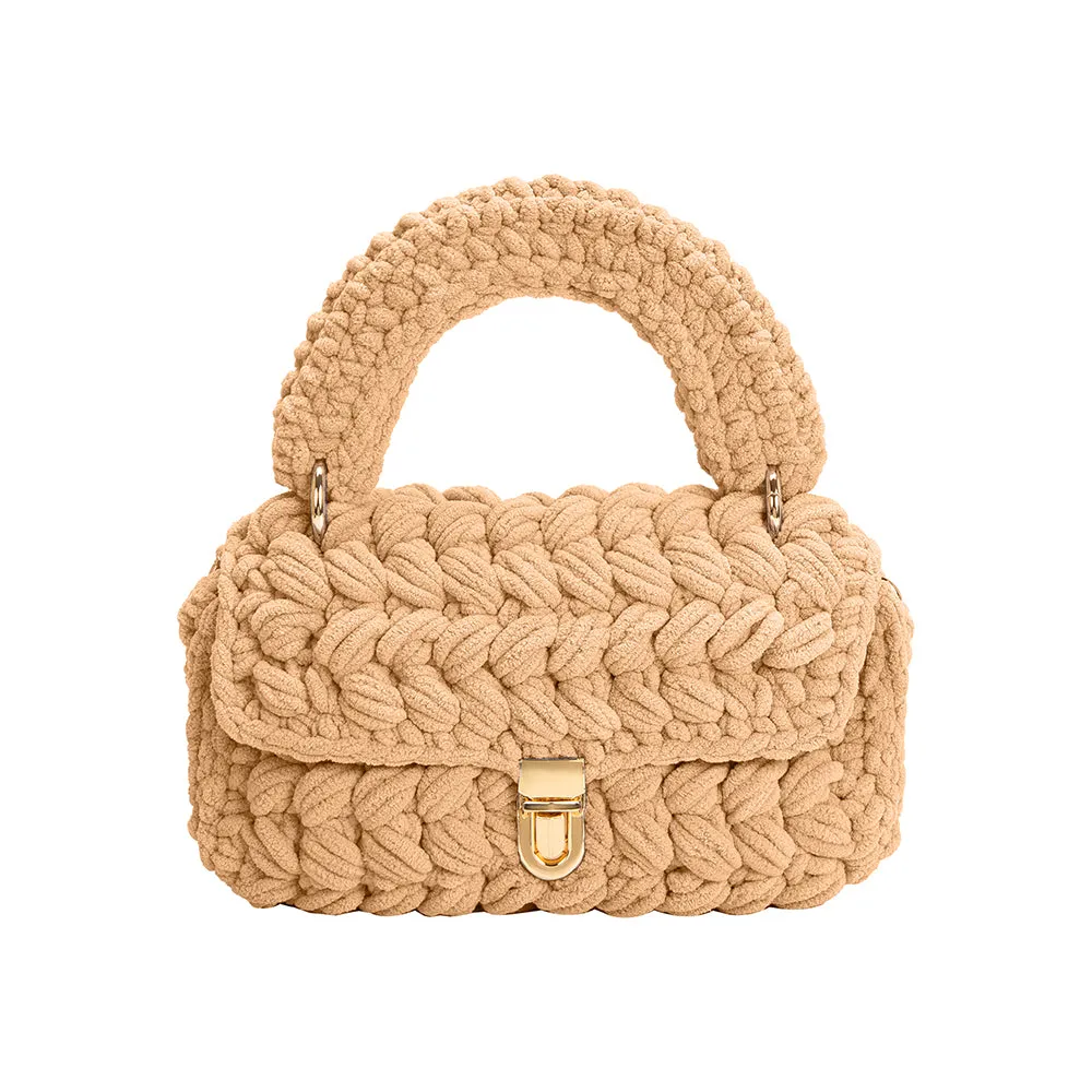 Avery Chenille Biscuit Crossbody Bag sold by Charming Charlie