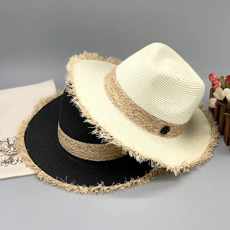 Raw Hem Raffia Hat sold by Charming Charlie
