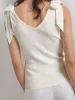 V-Neck Tie Shoulder Tank sold by Charming Charlie