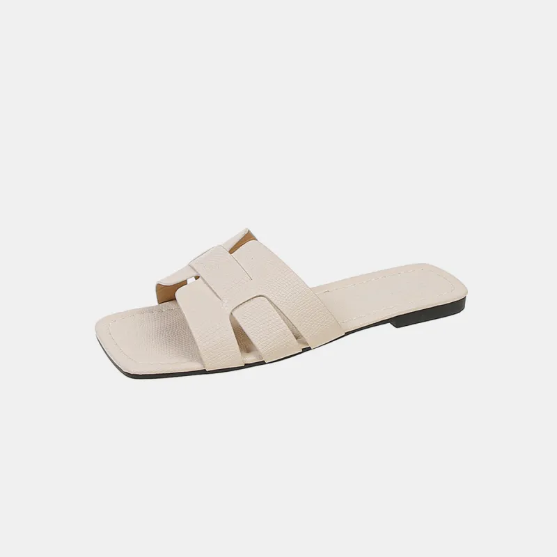 Open Toe PU Leather Sandals sold by Charming Charlie