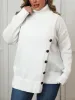 Plus Size Turtleneck Long Sleeve Sweater sold by Charming Charlie