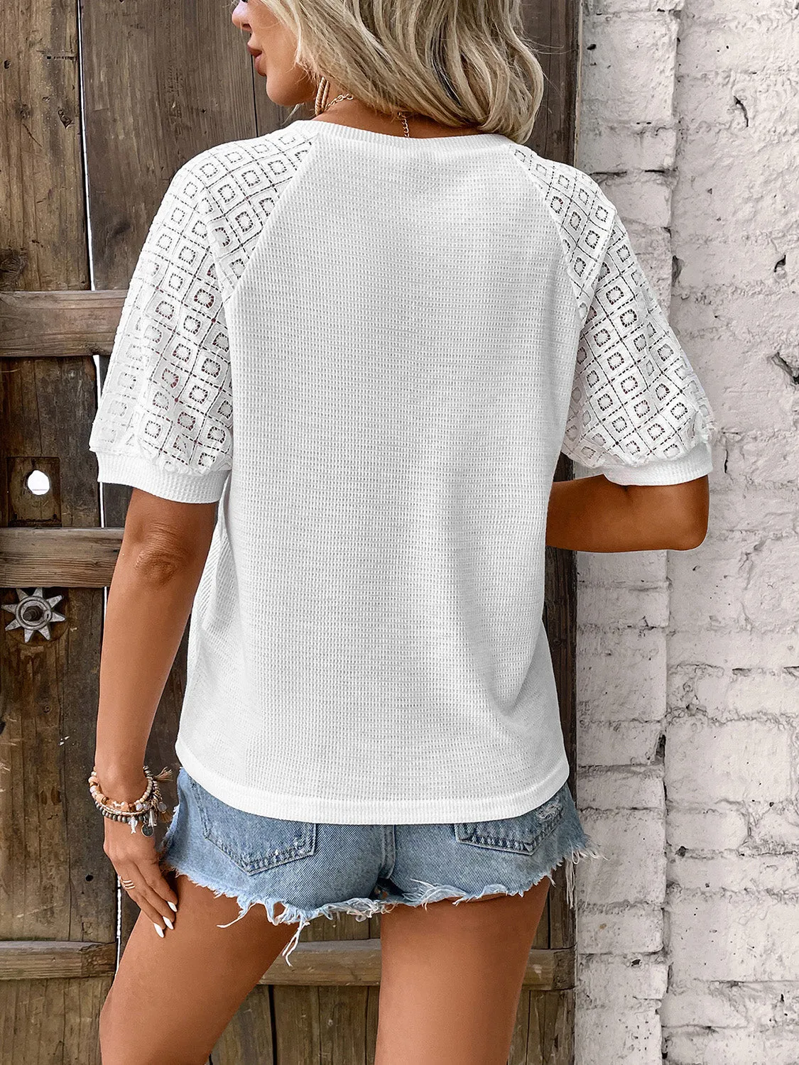 Round Neck Short Sleeve Top sold by Charming Charlie product image thumbnail 2