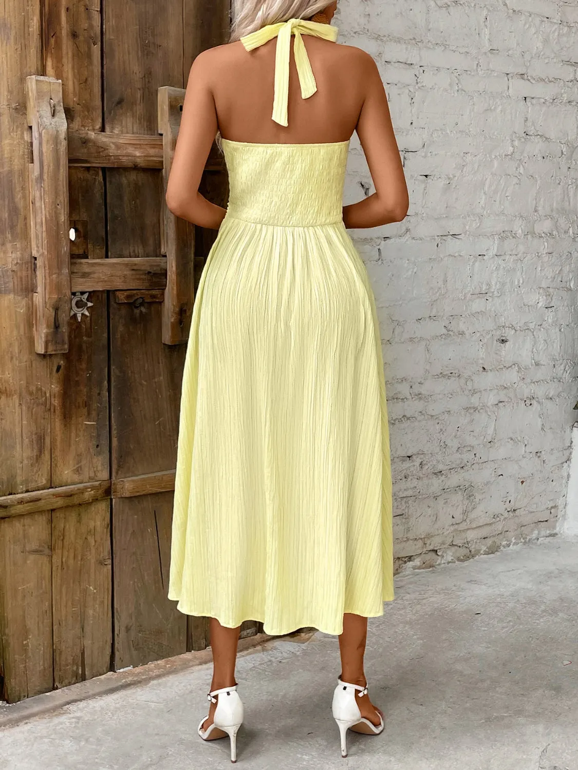 Halter Neck Midi Dress sold by Charming Charlie product image thumbnail 3