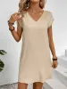 Lace Detail V-Neck Cap Sleeve Mini Dress sold by Charming Charlie
