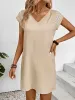 Lace Detail V-Neck Cap Sleeve Mini Dress sold by Charming Charlie
