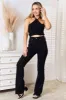 Basic Bae Halter Neck Ribbed Cropped Knit Top sold by Charming Charlie