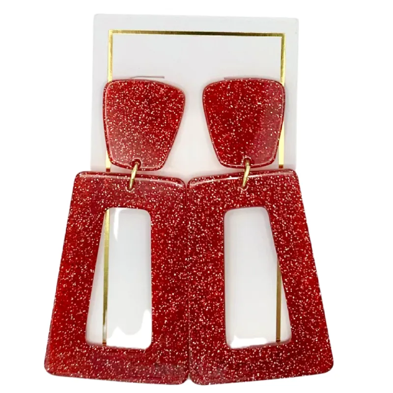 Kennedy - Crimson Glitter sold by Charming Charlie