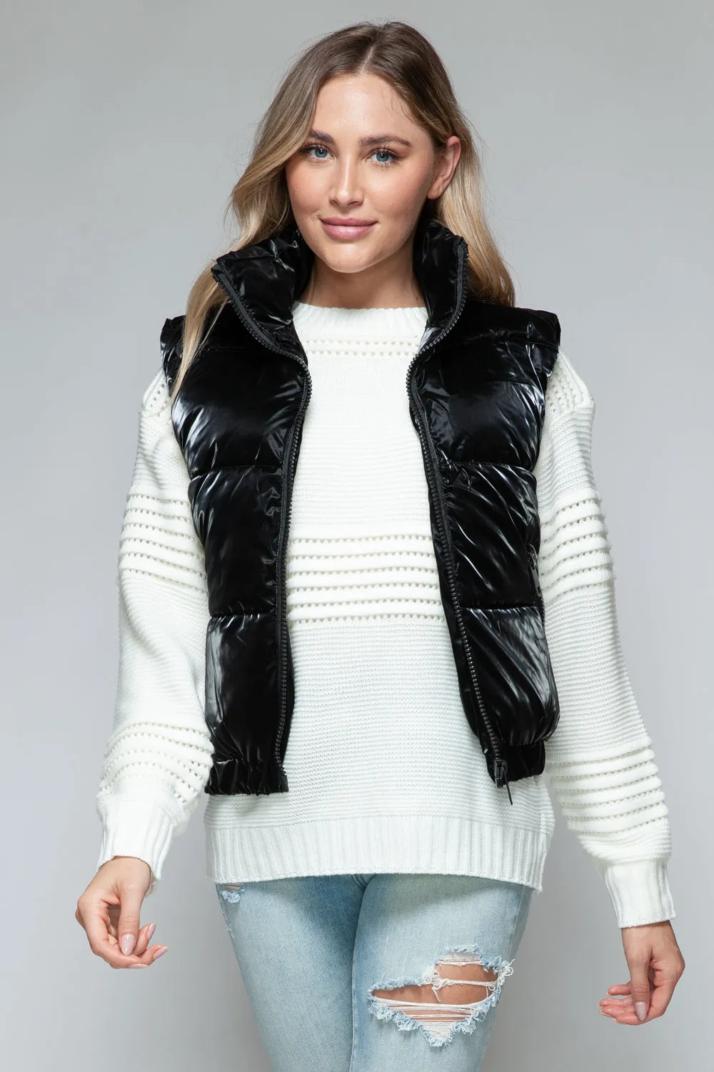 Snobbish Fine Fur Lining Quilted Vest sold by Charming Charlie