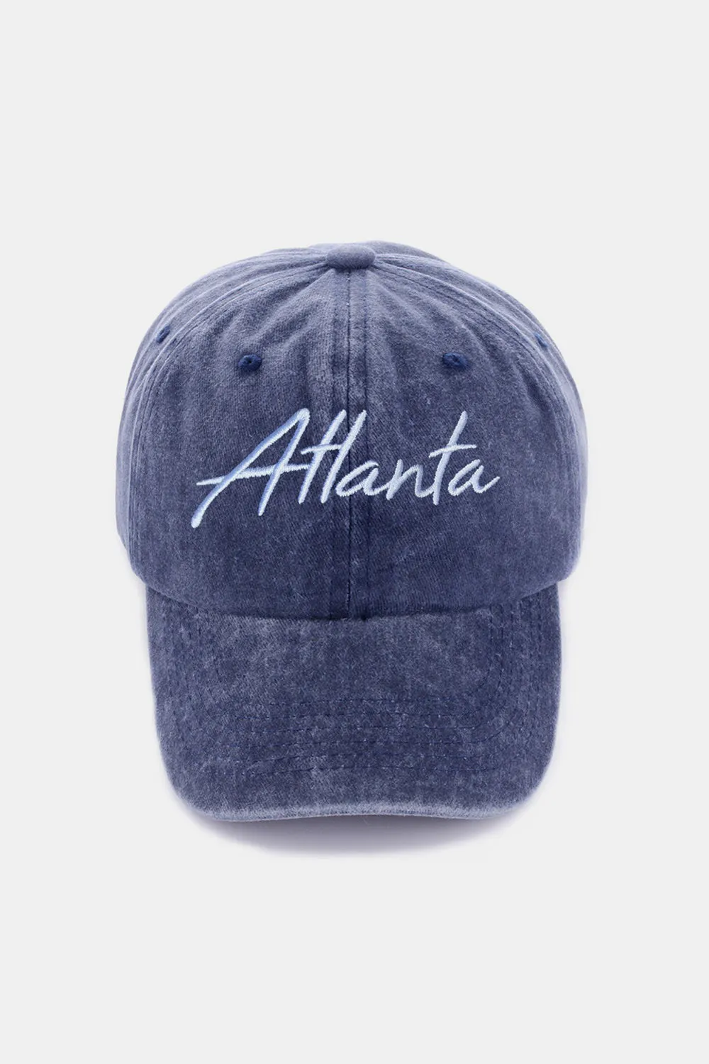 Zenana Washed ATLANTA Embroidered Baseball Cap sold by Charming Charlie