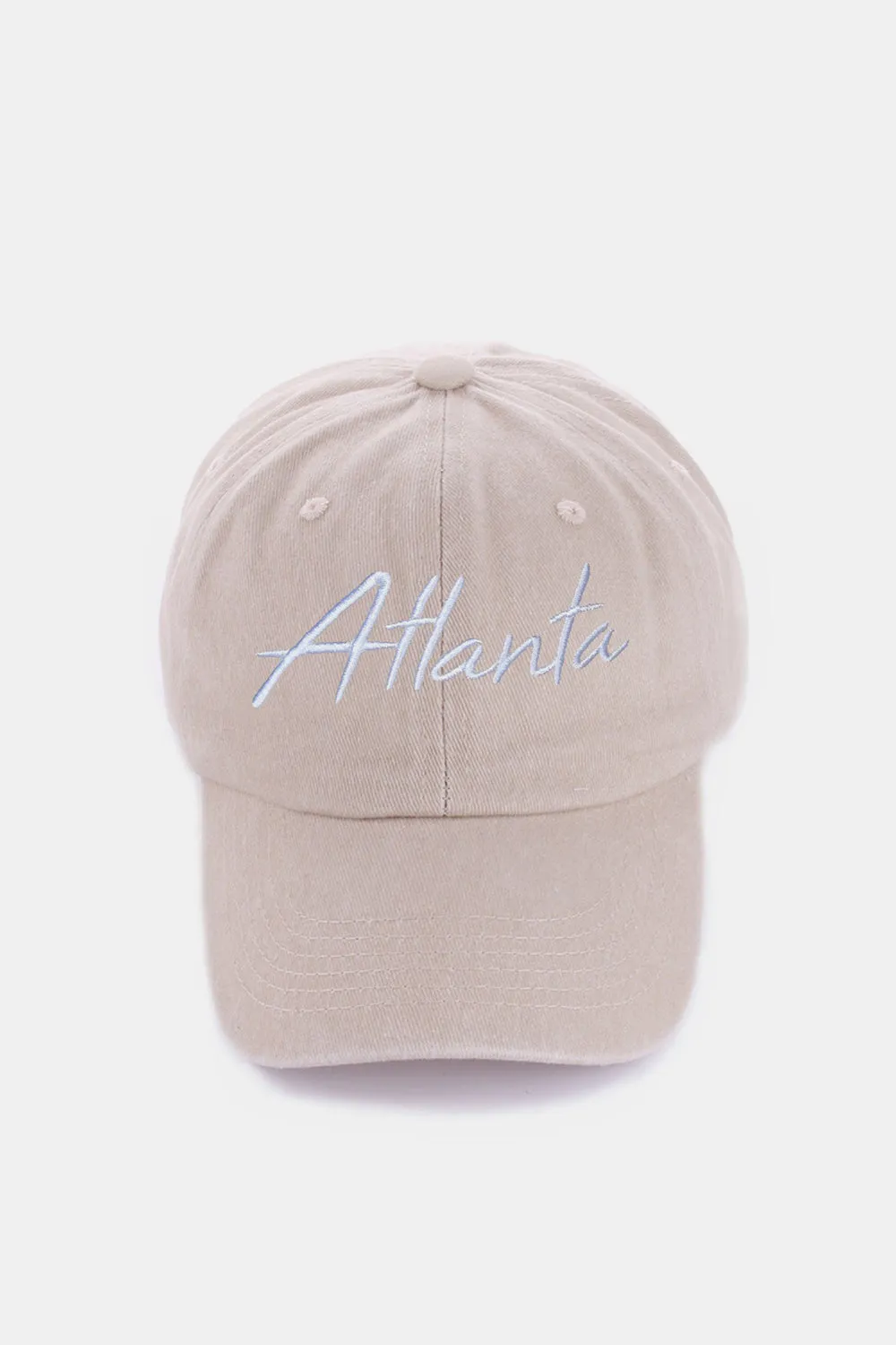 Zenana Washed ATLANTA Embroidered Baseball Cap sold by Charming Charlie product image thumbnail 2