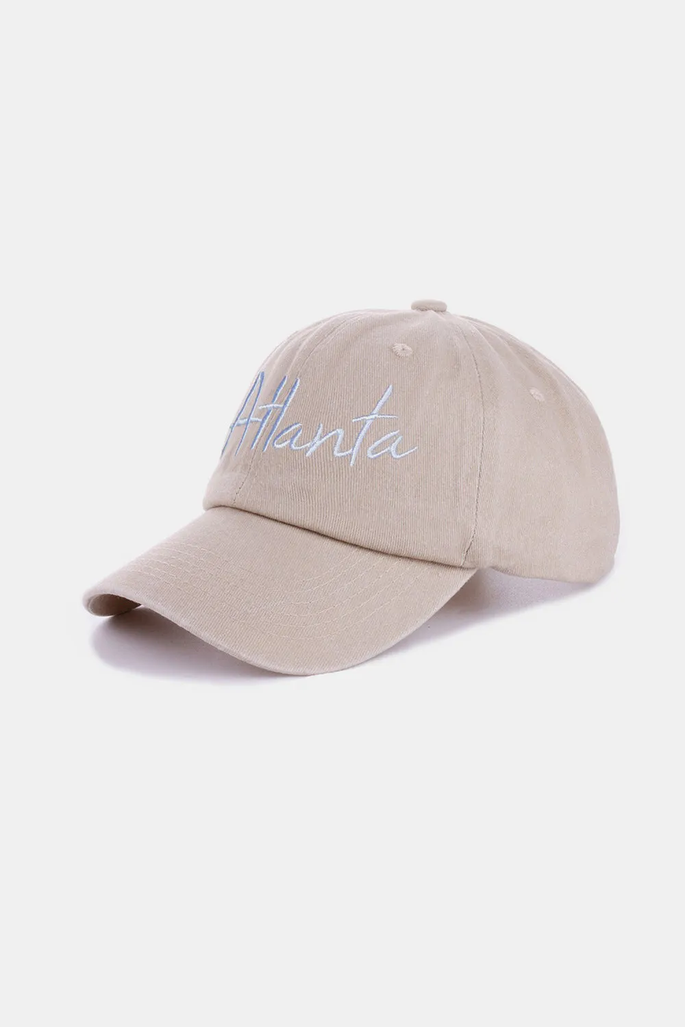 Zenana Washed ATLANTA Embroidered Baseball Cap sold by Charming Charlie product image thumbnail 3
