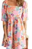Printed Half Sleeve Mini Dress sold by Charming Charlie