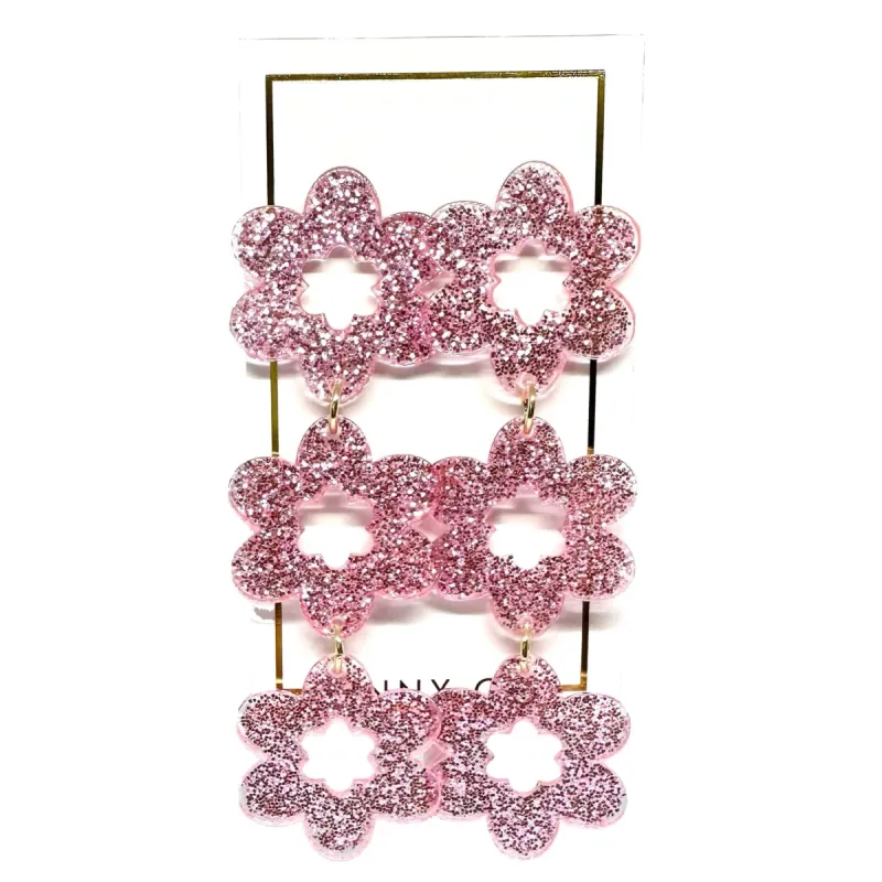 Zoey - Pink Glitter made by Charming Charlie