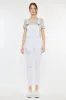 Kancan Distressed Skinny Denim Overalls sold by Charming Charlie