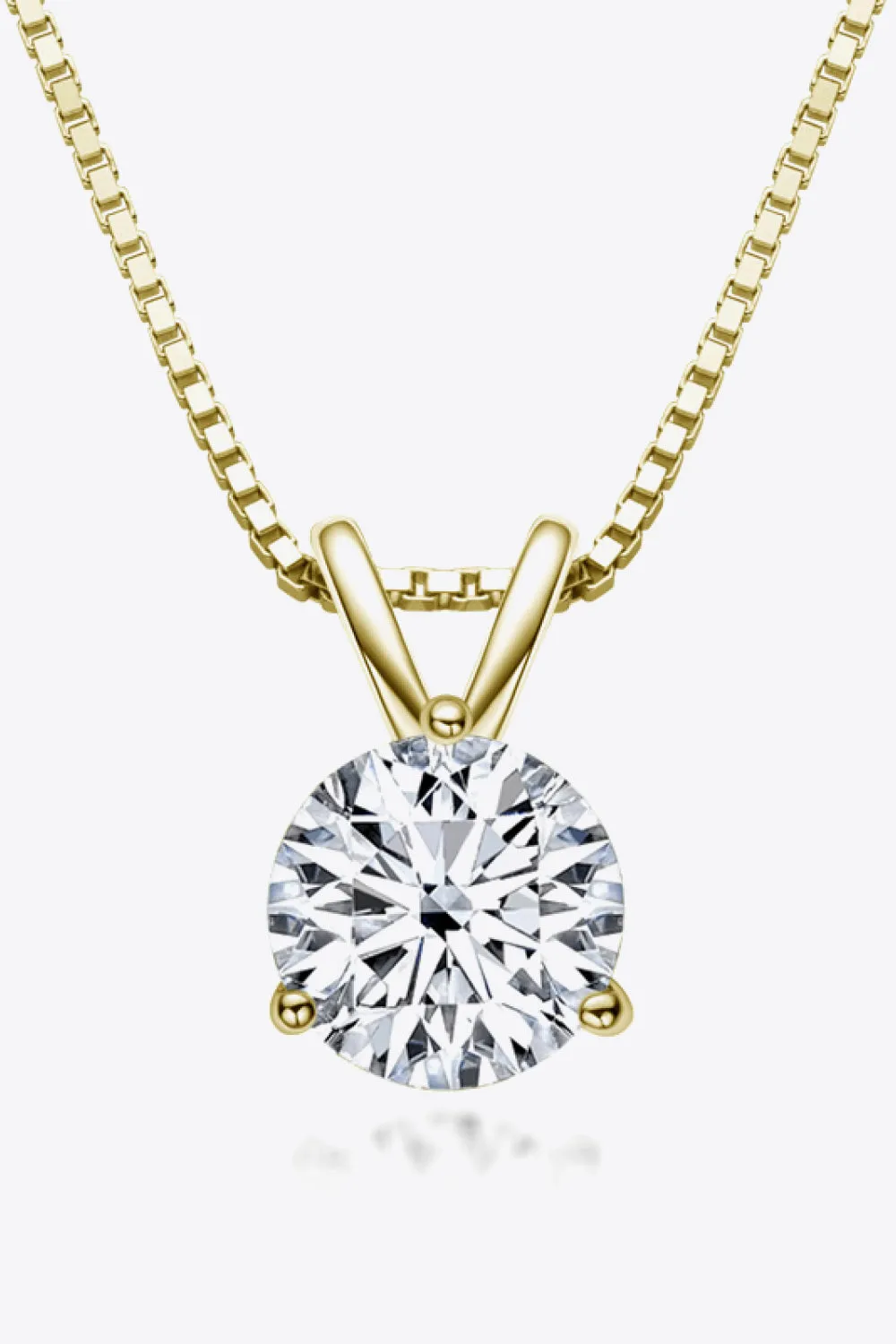 Adored Show Off 1 Carat Moissanite Pendant Necklace sold by Charming Charlie product image thumbnail 4