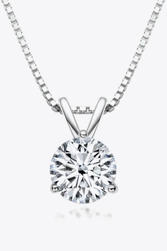 Adored Show Off 1 Carat Moissanite Pendant Necklace sold by Charming Charlie