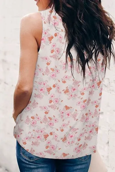 Frill Printed Round Neck Tank sold by Charming Charlie product image thumbnail 3