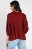Cherish Apparel Drop Shoulder Puff Sleeve Top sold by Charming Charlie