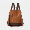 PU Leather Adjustable Straps Backpack Bag sold by Charming Charlie