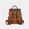 PU Leather Adjustable Straps Backpack Bag sold by Charming Charlie