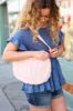 Pink Quilted Puffer Crossbody Bag sold by Charming Charlie