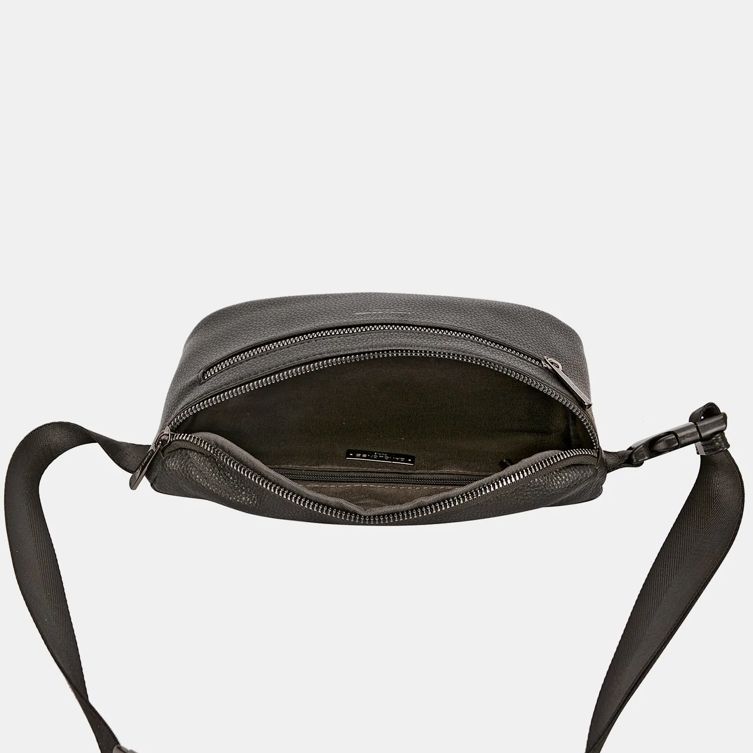 David Jones PU Leather Double Zipper Adjustable Belt Bag sold by Charming Charlie product image thumbnail 4