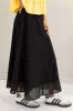 HYFVE Eyelet High-Waist Midi Skirt sold by Charming Charlie