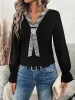 Sequin Flounce Sleeve Blouse sold by Charming Charlie