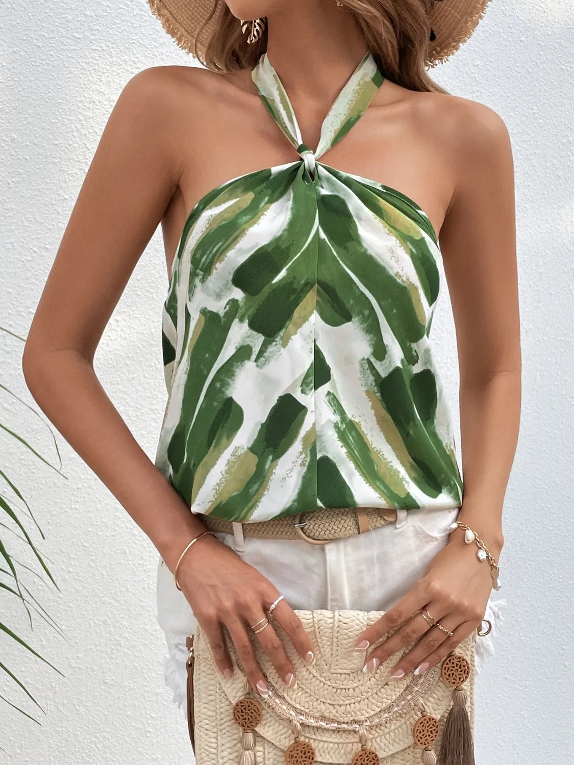 Printed Halter Neck Cami sold by Charming Charlie product image thumbnail 4