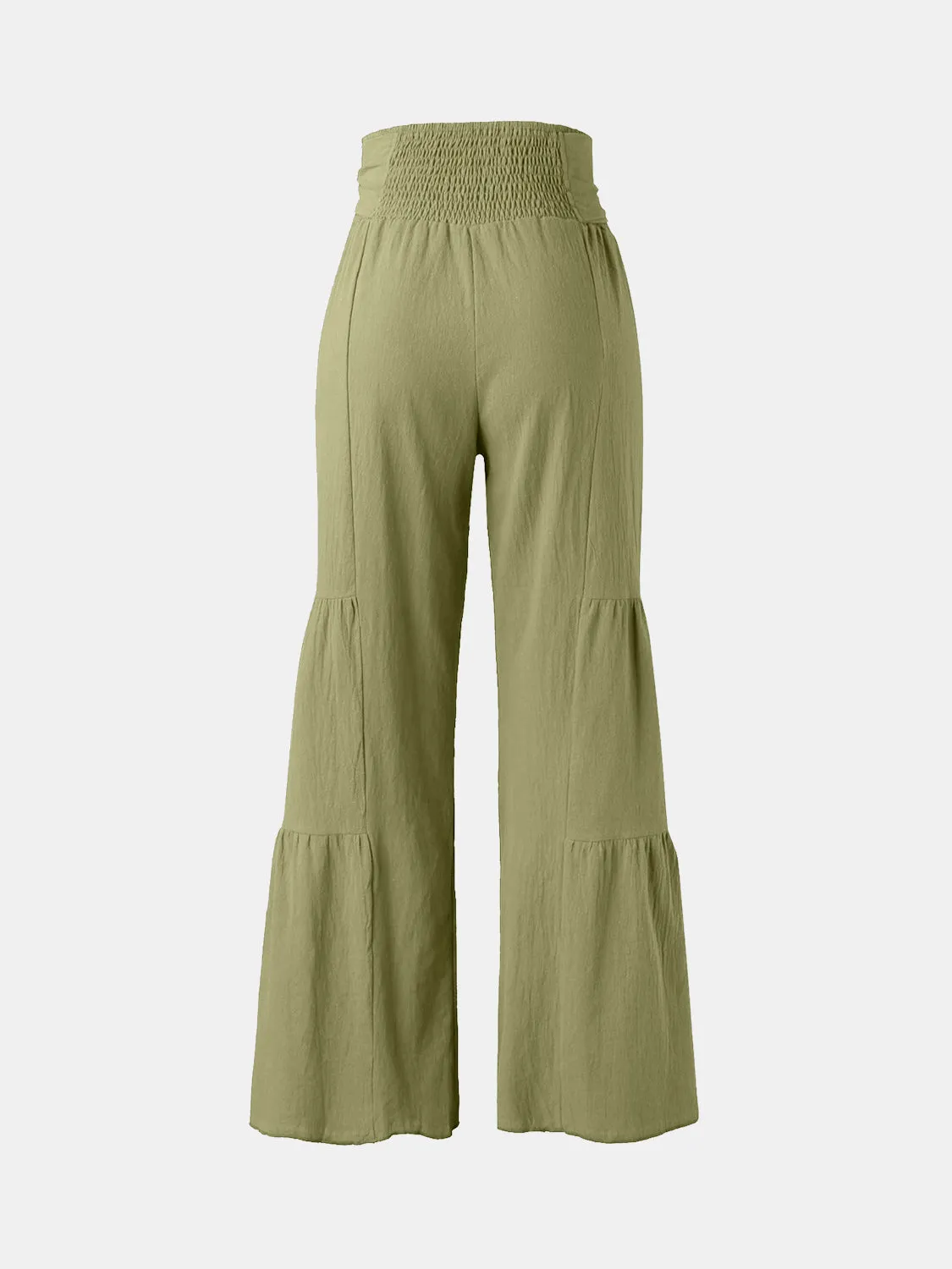 Tied Ruched Wide Leg Pants sold by Charming Charlie product image thumbnail 3