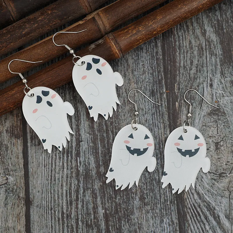 2 Piece Alloy Acrylic Ghost Dangle Earrings sold by Charming Charlie product image thumbnail 5