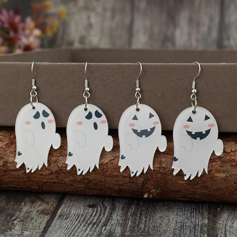 2 Piece Alloy Acrylic Ghost Dangle Earrings sold by Charming Charlie product image thumbnail 2