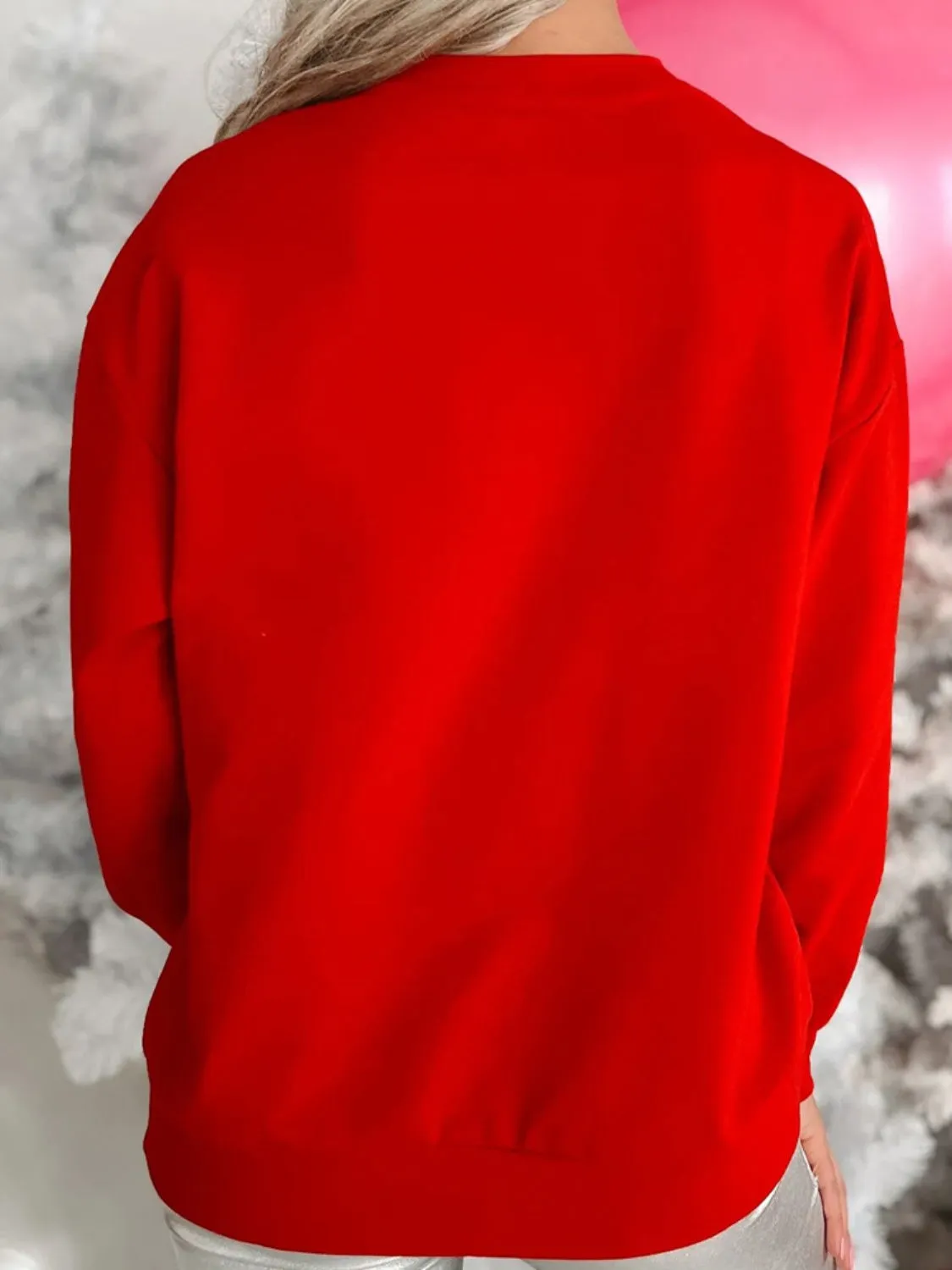Christmas Tree Long Sleeve Sweatshirt sold by Charming Charlie product image thumbnail 5