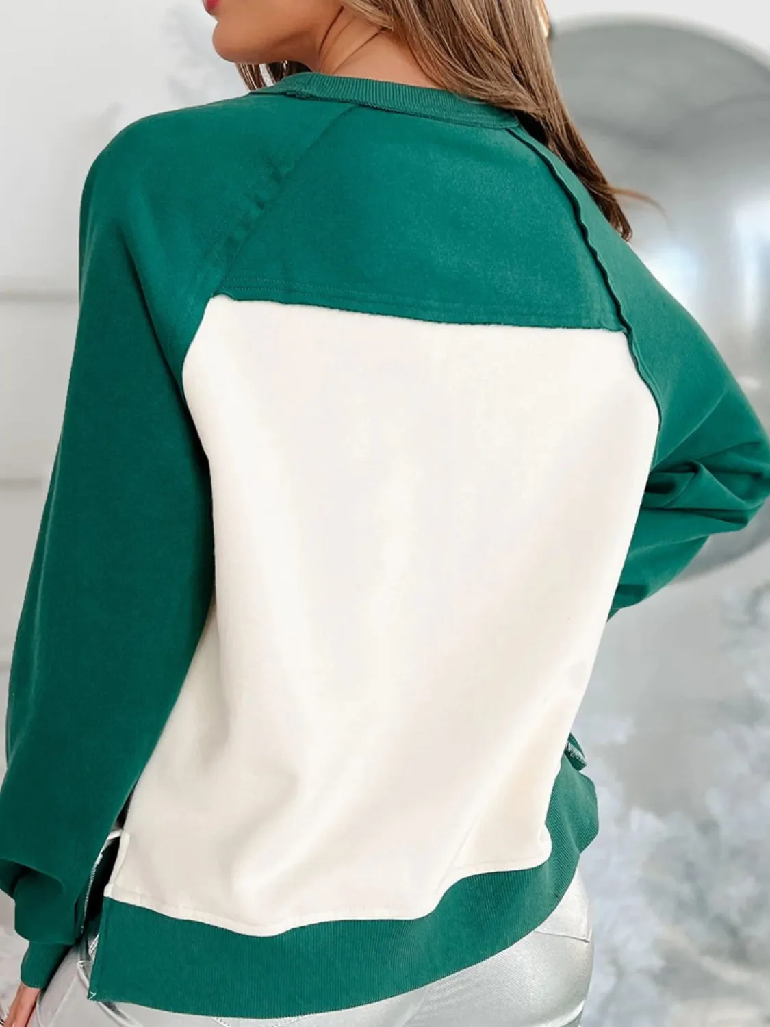 Christmas Tree Long Sleeve Sweatshirt sold by Charming Charlie product image thumbnail 3