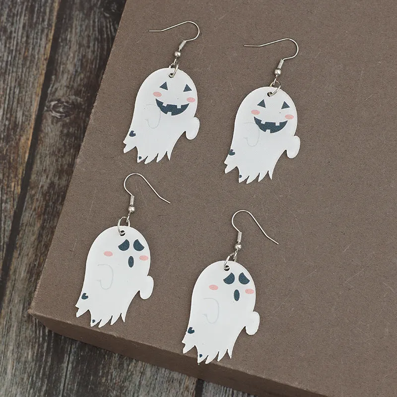 2 Piece Alloy Acrylic Ghost Dangle Earrings sold by Charming Charlie product image thumbnail 4