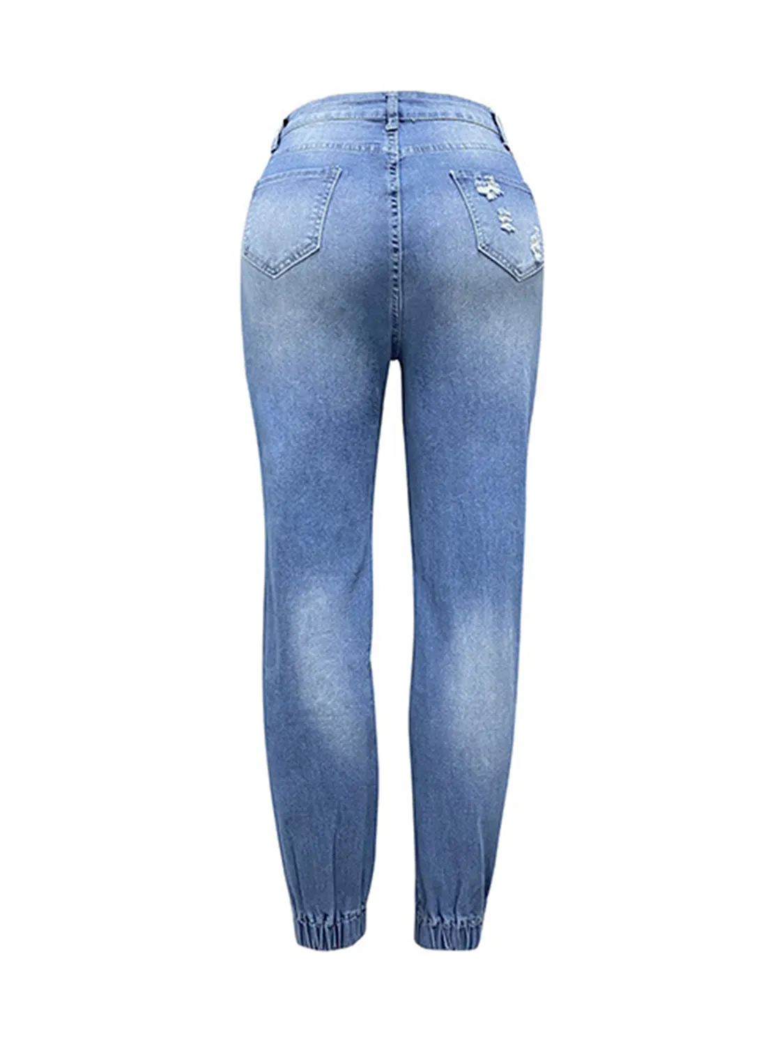 Distressed Skinny Jeans with Pockets sold by Charming Charlie product image thumbnail 4