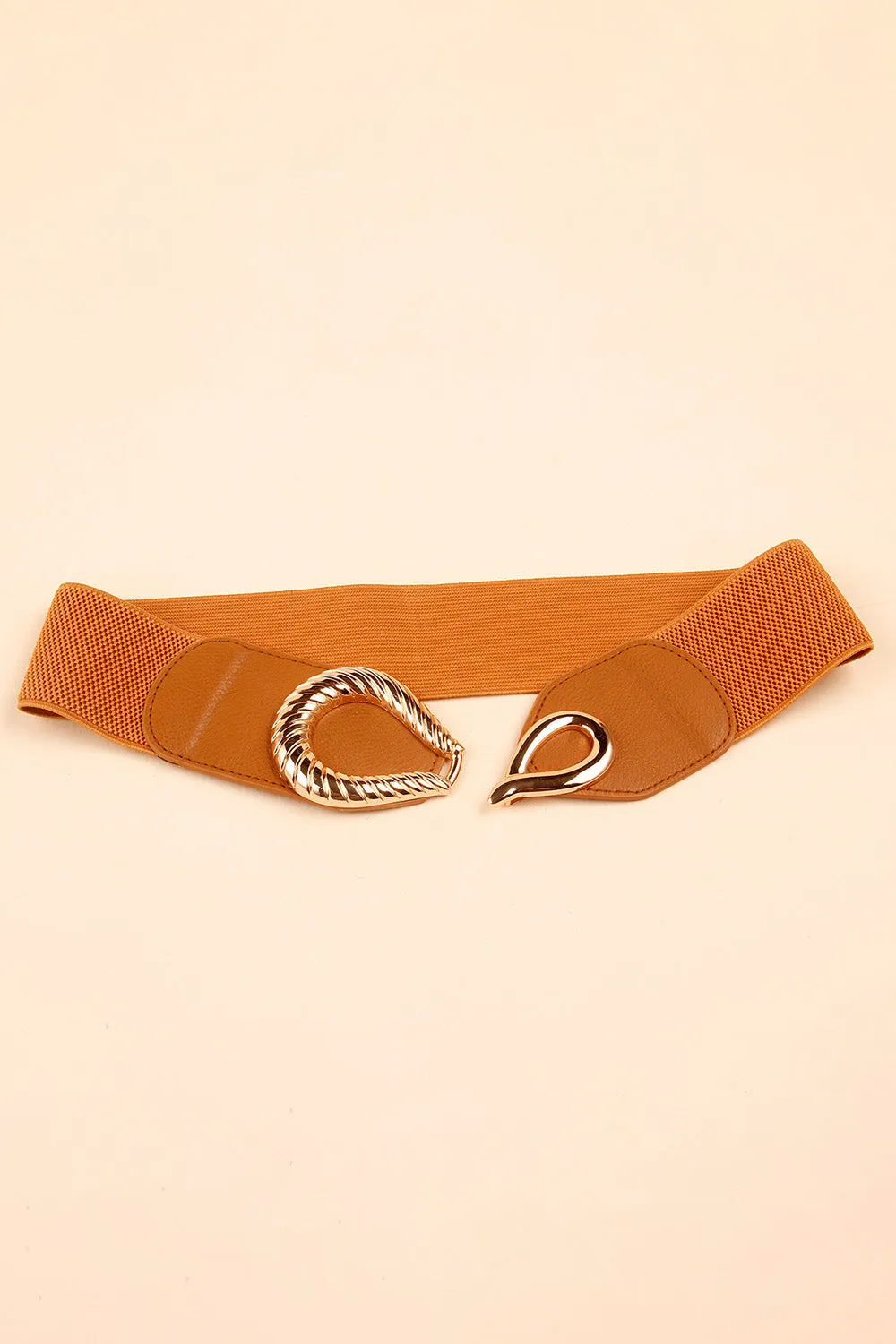 Ribbed Alloy Buckle Elastic Belt sold by Charming Charlie product image thumbnail 3