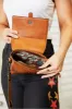 SHOMICO PU Leather Wide Strap Crossbody Bag sold by Charming Charlie