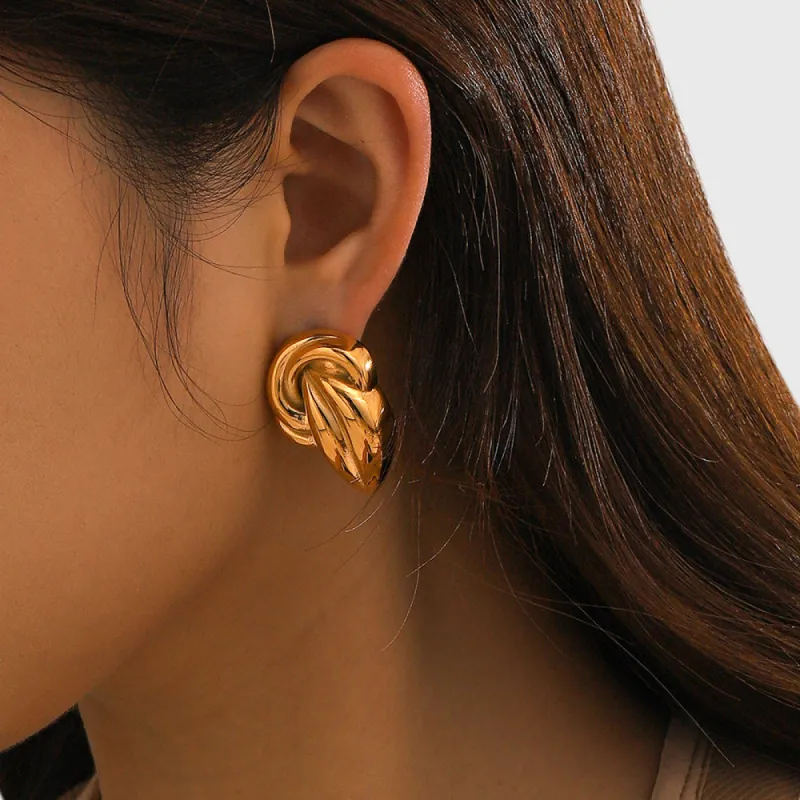 18K Gold-Plated Stud Earrings sold by Charming Charlie