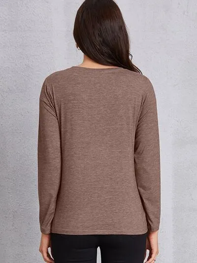 Graphic Round Neck Long Sleeve T-Shirt sold by Charming Charlie product image thumbnail 5