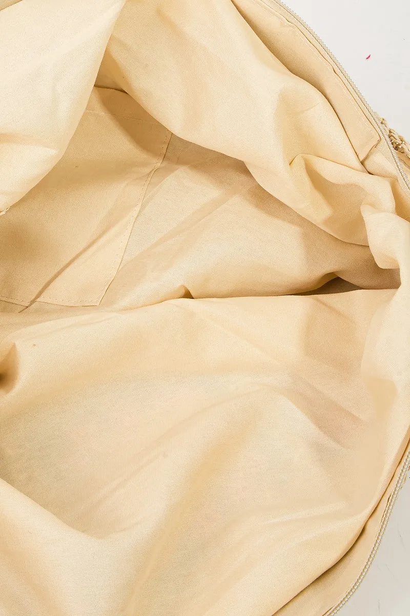 Fame Flower Braided Tote Bag sold by Charming Charlie product image thumbnail 3