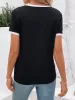 Heart Round Neck Short Sleeve T-Shirt sold by Charming Charlie