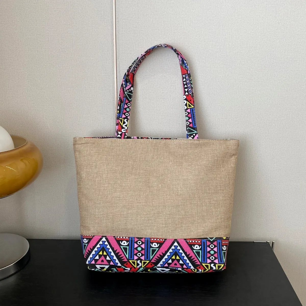 Geometric Medium Tote Bag sold by Charming Charlie product image thumbnail 3
