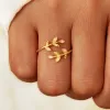 925 Sterling Silver Zircon Leaf Shape Ring sold by Charming Charlie