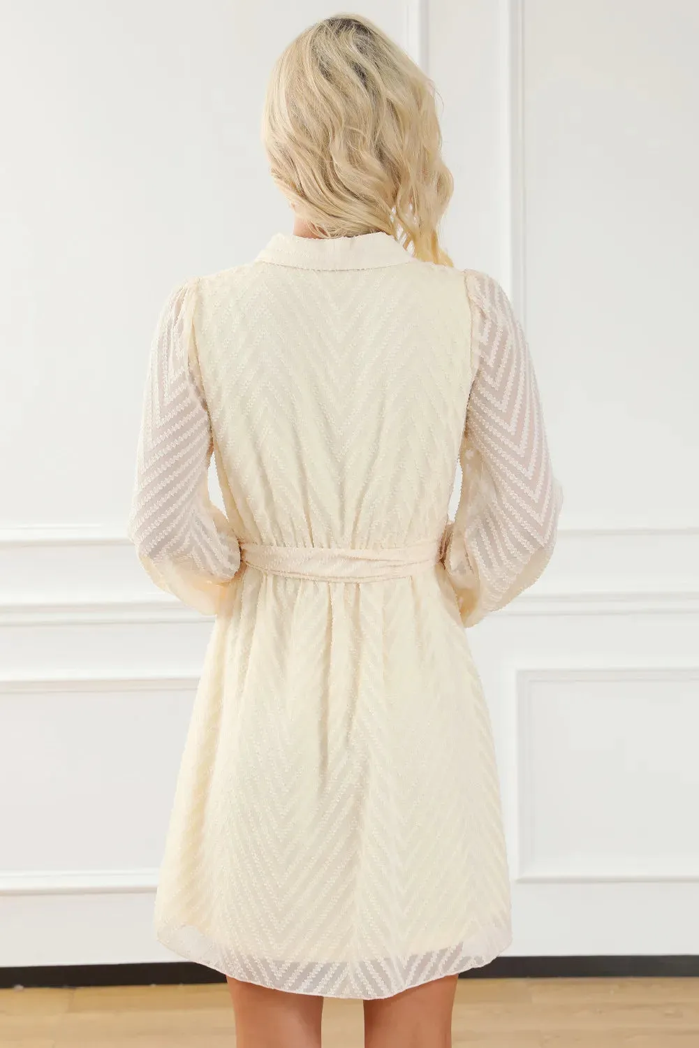 Surplice Long Sleeve Mini Dress sold by Charming Charlie product image thumbnail 3