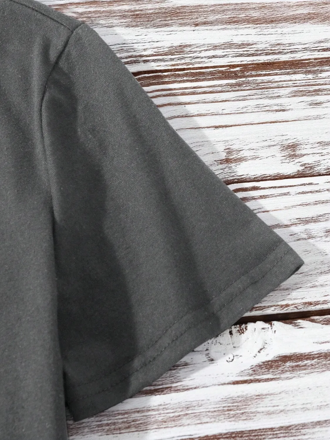 Lucky Clover Round Neck Short Sleeve T-Shirt sold by Charming Charlie product image thumbnail 4