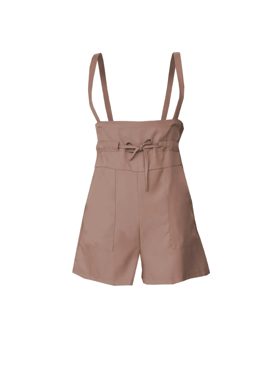 Drawstring Wide Strap Overalls with Pockets sold by Charming Charlie product image thumbnail 5
