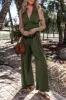V-Neck Sleeveless Wide Leg Jumpsuit sold by Charming Charlie
